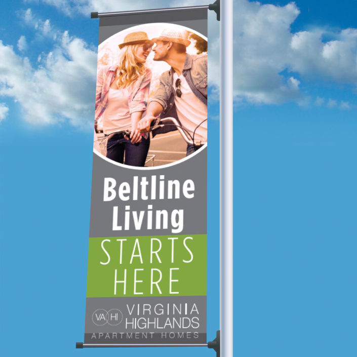 mvo-marketing-creative-digital-strategy-agency-roswell-ga-serve-signage-print-production-worthing-properties-virginia-highlands-apartments-outdoor-flagpole-banner